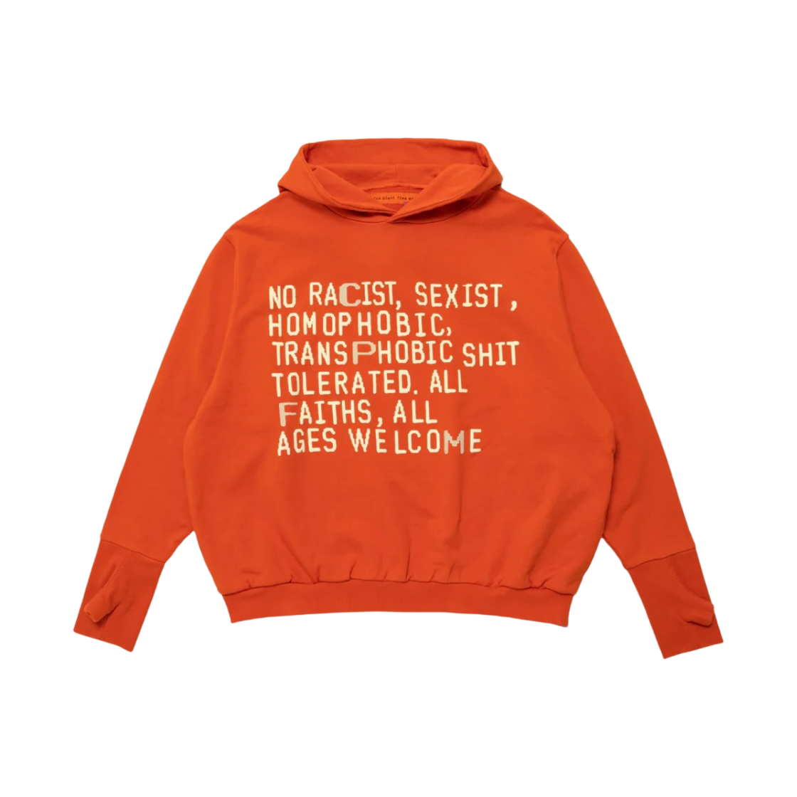 CP07CS003 Cactus Plant Flea Market Hooded Sweatshirt Orange