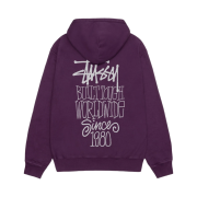Stussy Built Tough Hoodie Pigment Dyed Purple