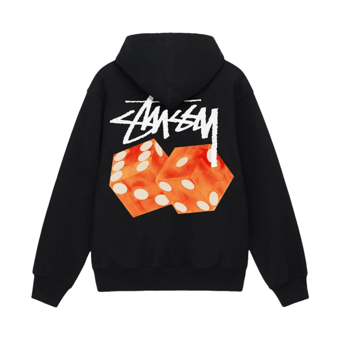 스투시 다이스 아웃 후드 블랙