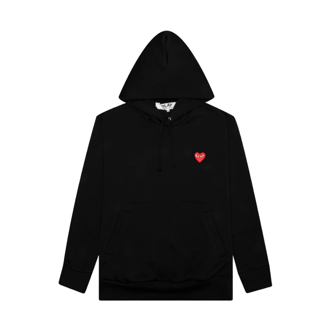 플레이 꼼데가르송 후드 스웨트셔츠 블랙(Play Comme des Garcons Hooded Sweatshirt Black)