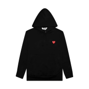 Play Comme des Garcons Hooded Sweatshirt Black