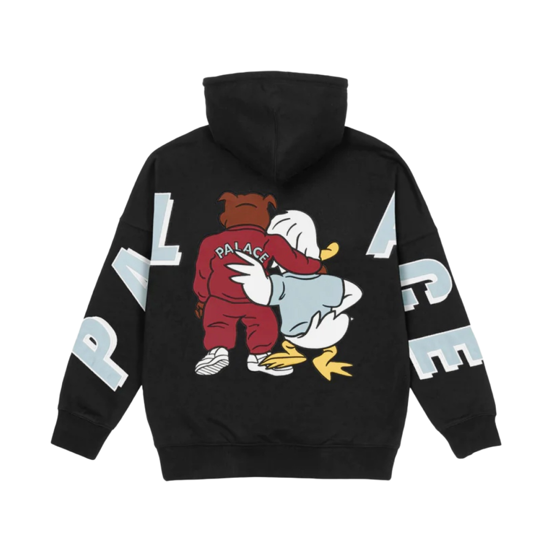 팔라스 도그 앤 덕 드롭 숄더 후드 블랙 - 22SS(Palace Dog and Duck Drop Shoulder Hood Black - 22SS) - 2