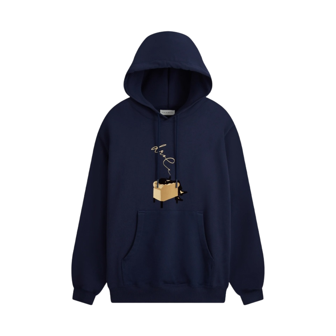 드롤 드 무슈 포툴 르 후드 네이비(Drole de Monsieur Fauteuil Le Hoodie Navy)