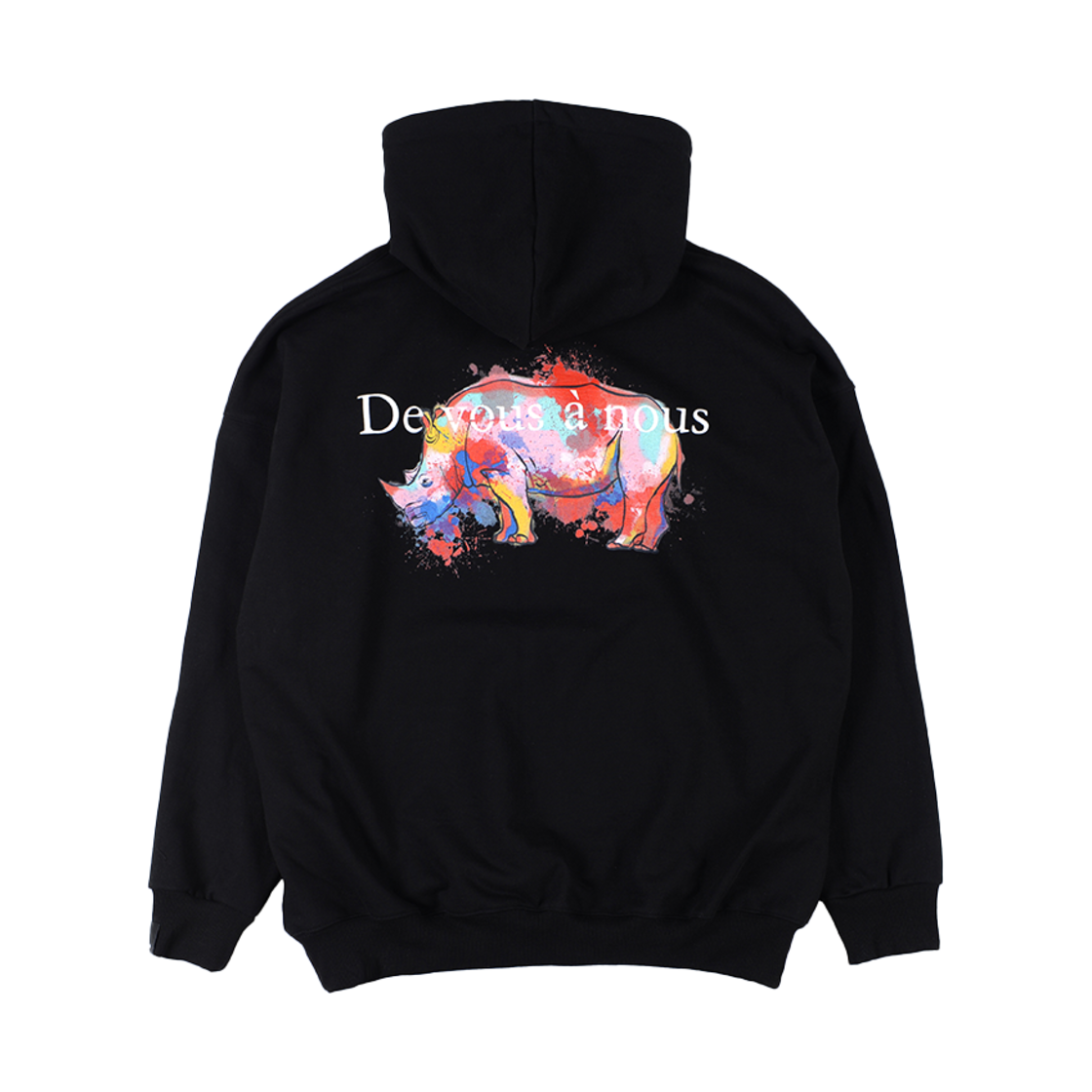 드반 코뿔소 후드(DVAN Rhinoeros Hoodie Black)