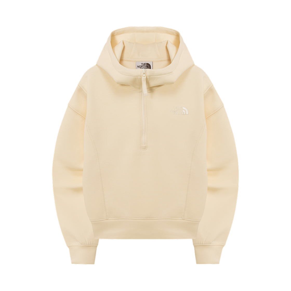 NM5PR30K (W) The North face White Label Smoove Hoodie Pullover Custard