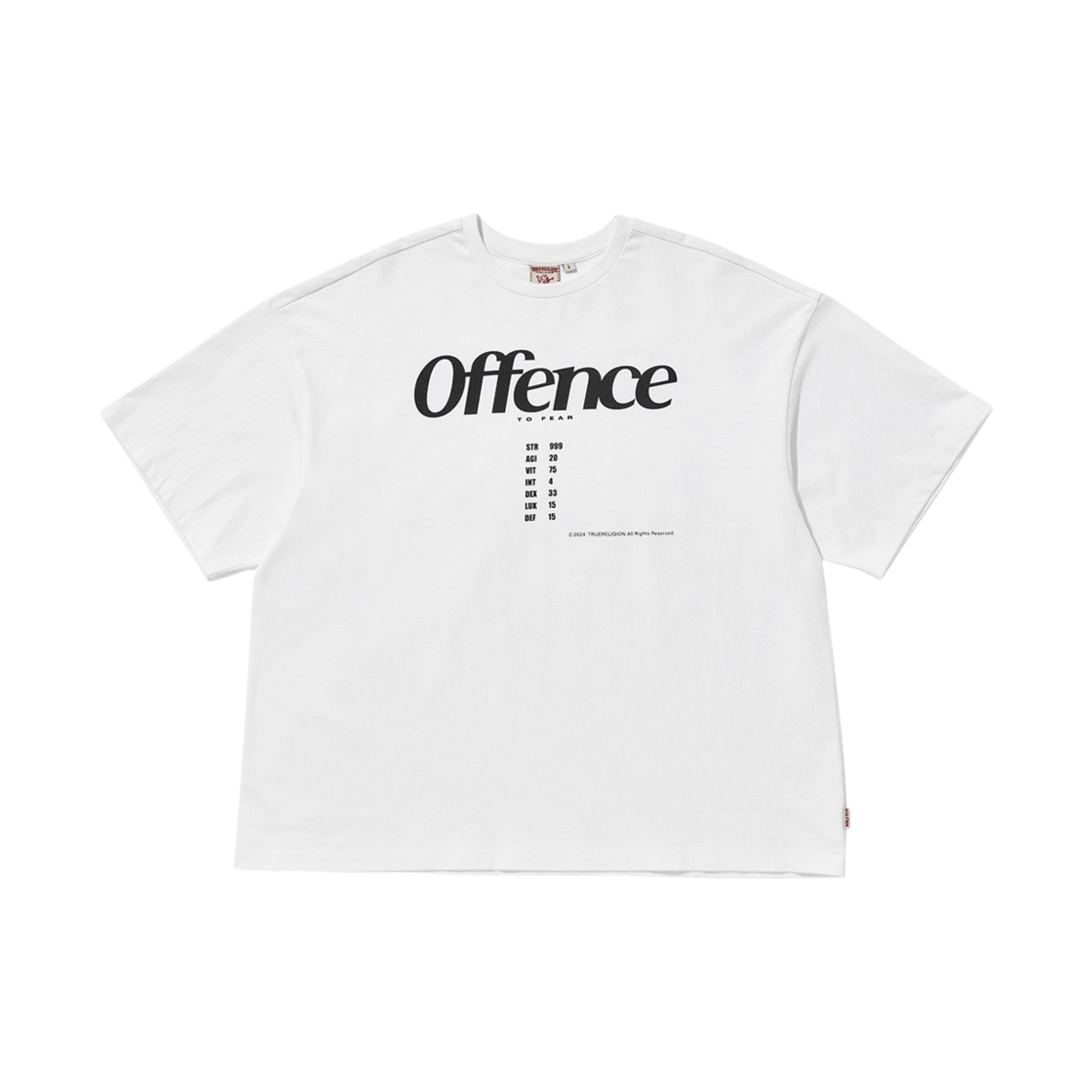 트루릴리젼 펜스 티셔츠 화이트