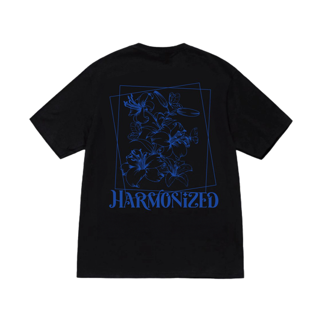 드반 하모니 티셔츠 블랙(DVAN Harmonized Half Sleeve T-Shirt Black)