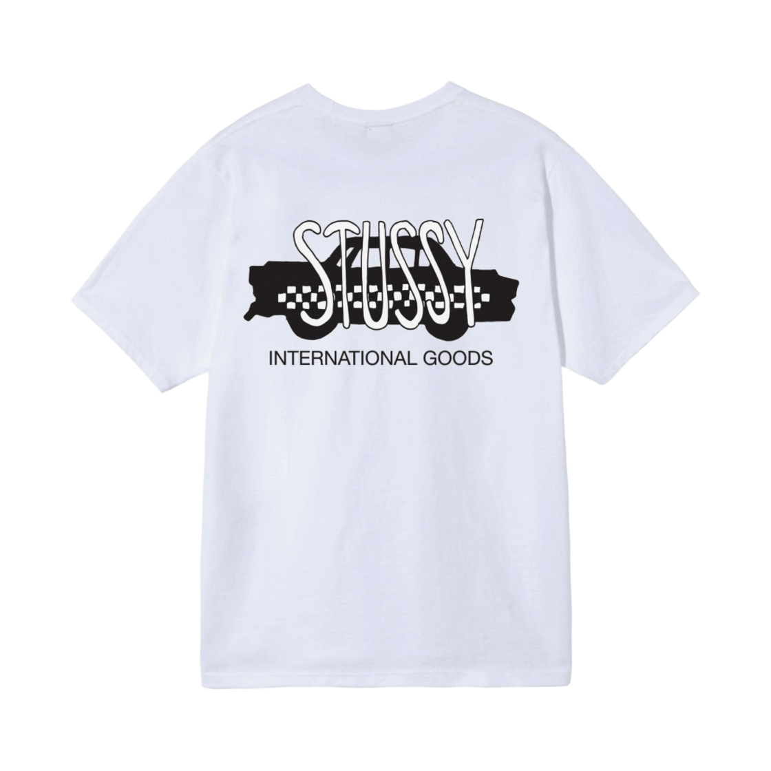 스투시 택시 캡 티셔츠 화이트(Stussy Taxi Cab T-Shirt White) - 1