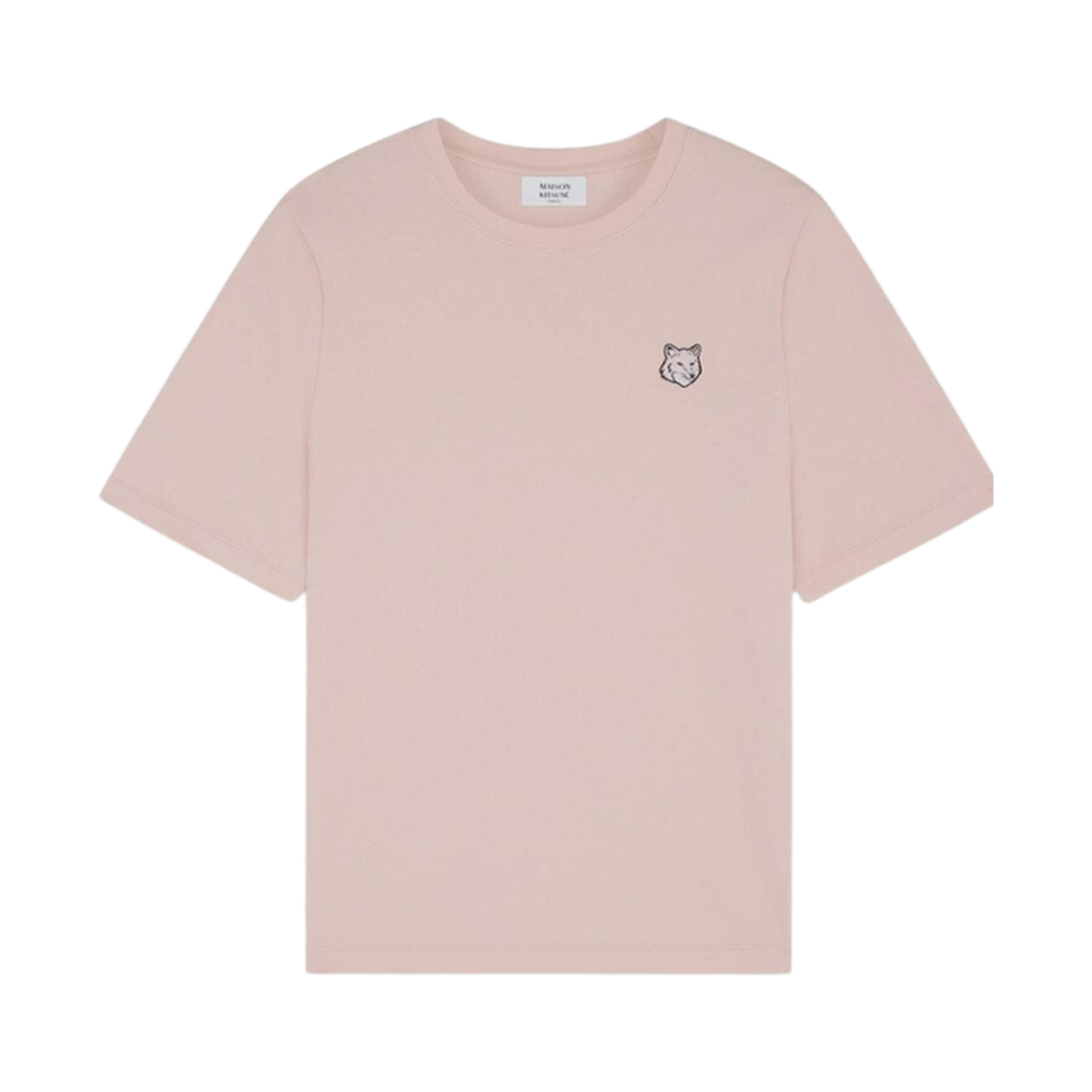 MW00127KJ0119-P628 (W) Maison Kitsune Bold Fox Head Patch Comfort T-Shirt Pasture Rose
