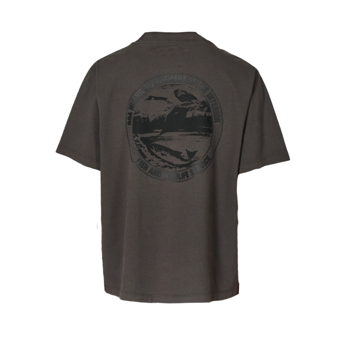 로아 서비스 티셔츠 블랙 올리브(Roa Service T-Shirt Black Olive)