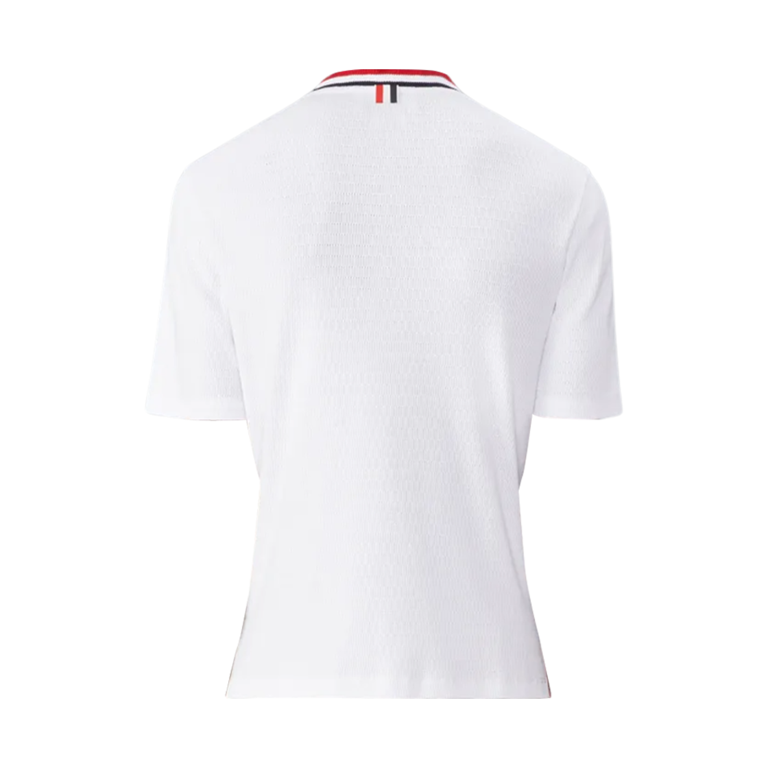 톰브라운 포인텔 코튼 티셔츠 화이트(Thom Browne Pointelle Cotton T-Shirt White) - 2