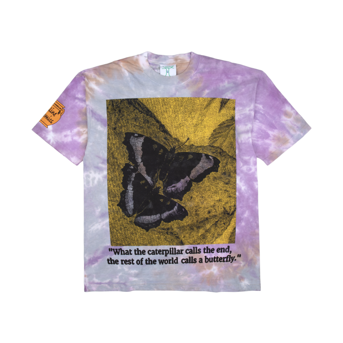 온라인 세라믹스 버터플라이 타이다이 티셔츠 멀티(Online Ceramics Butterfly Tie Dye T-Shirt Multi)