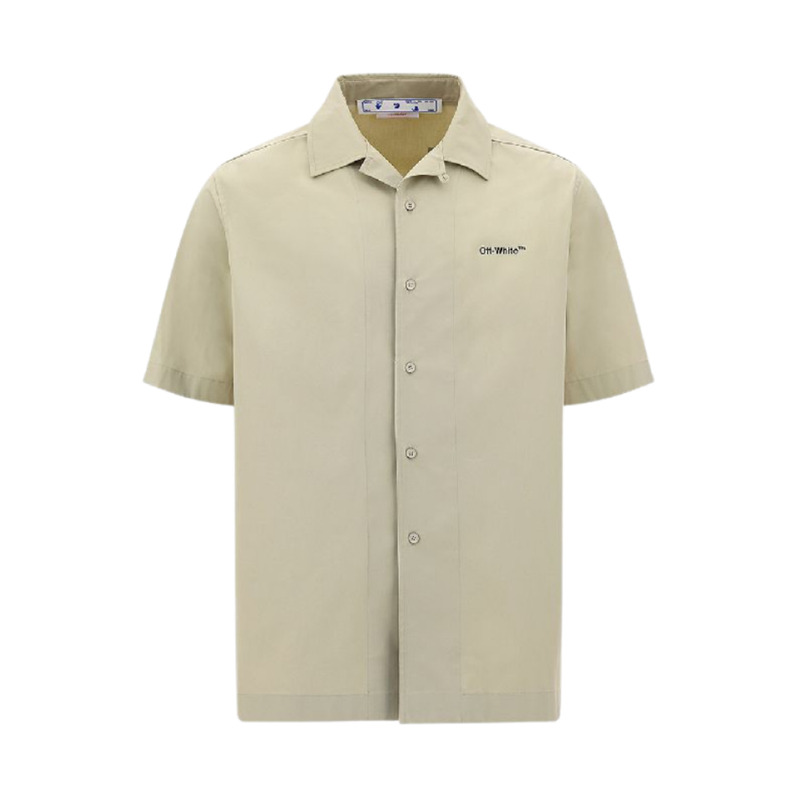OMGA196S22FAB0061710 Off-White Caravaggio Arrow Shirt Beige