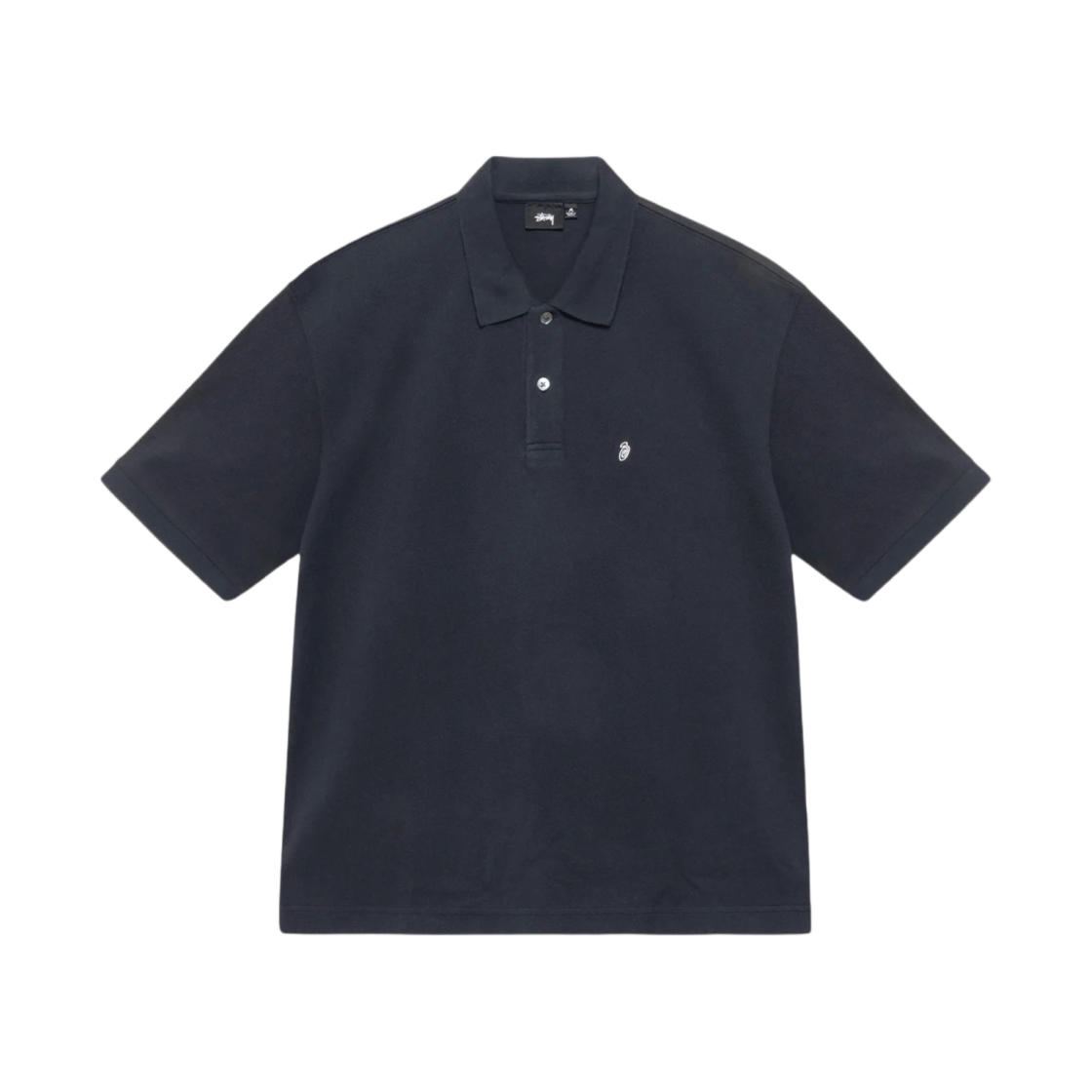 스투시 클래식 피케 폴로 블랙 | Stussy | KREAM