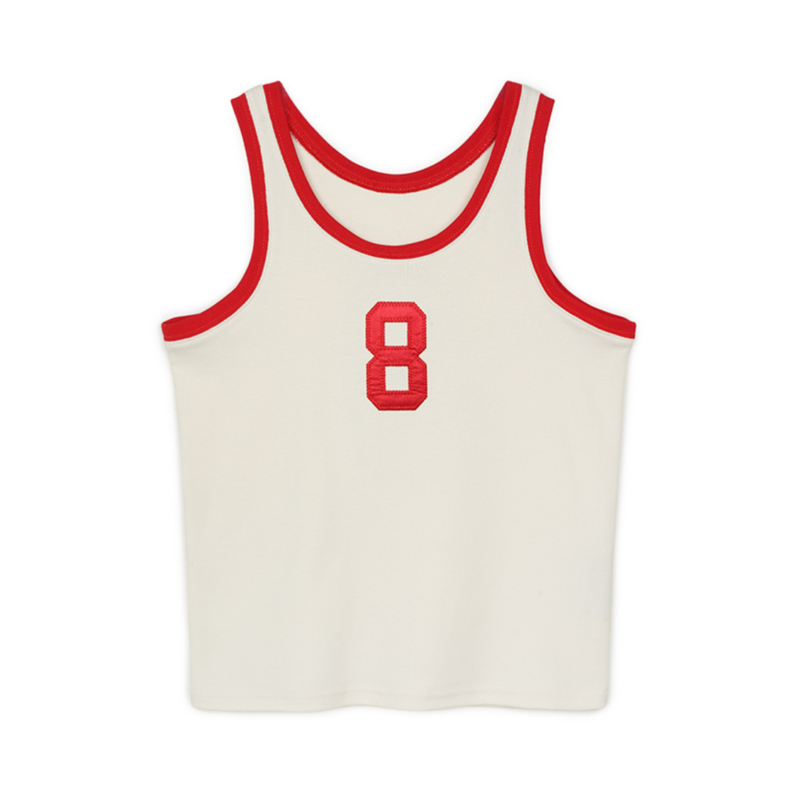 그린버터 넘버에잇 아플리케 슬리브리스 라이트 베이지(Greenbutter NO.8 Applique Sleeveless L/Beige) - 1