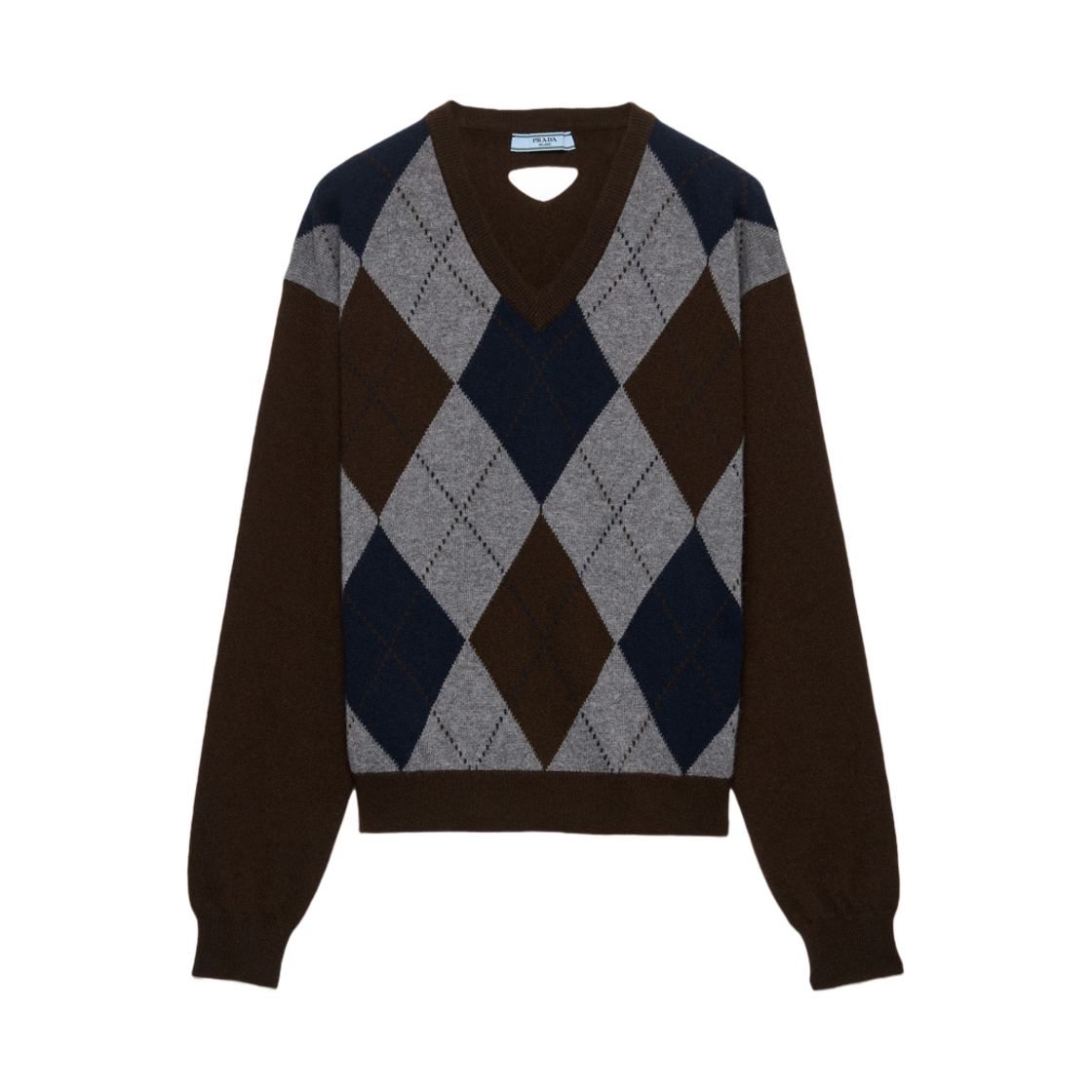 prada archive vneck Knit トップス Archive PRADA silk mix v neck