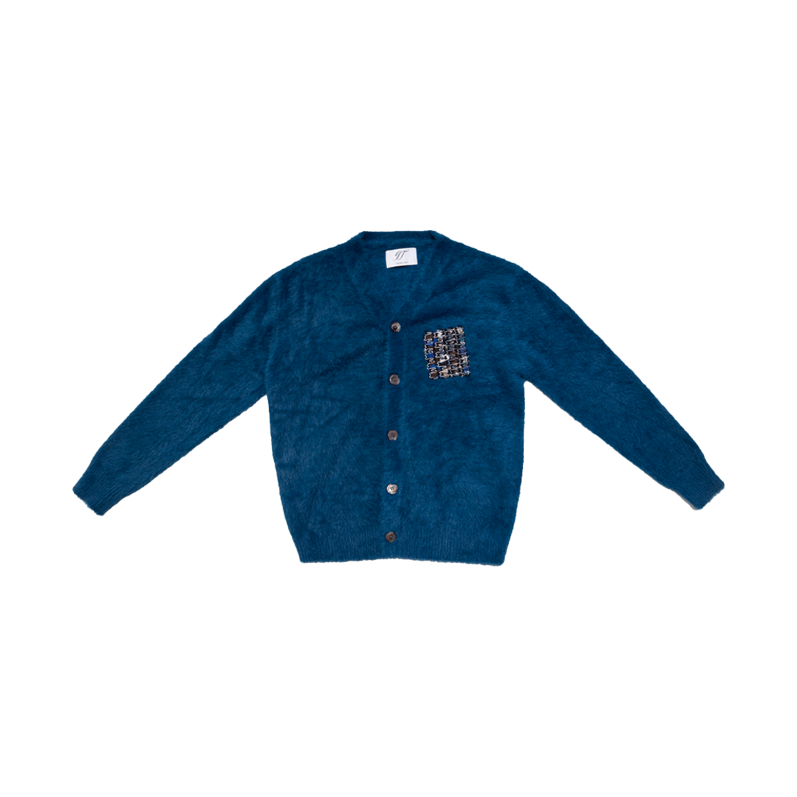 GT24FW04 BL The Greatest Angora Cardigan Blue
