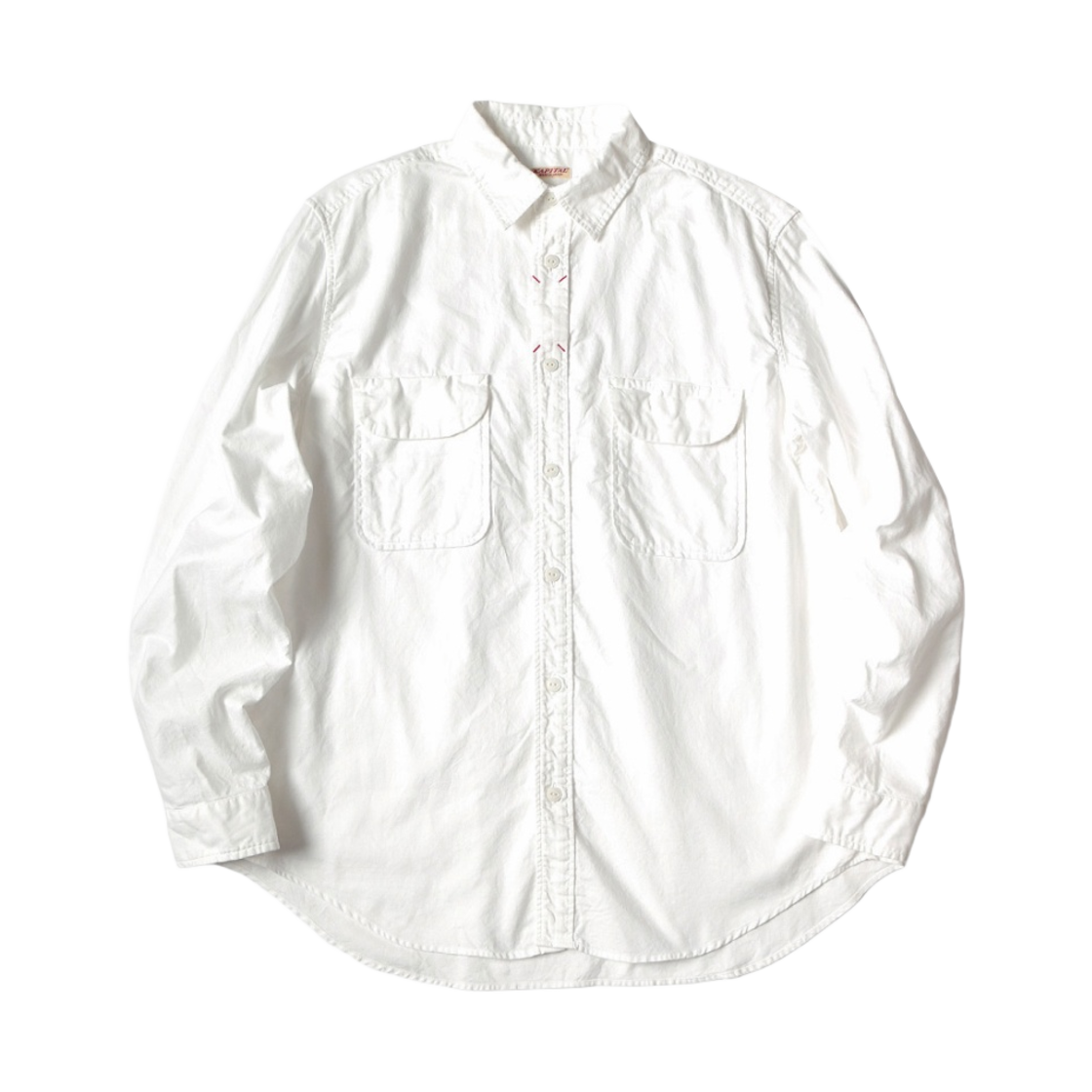 캐피탈 옥스포드 클립 셔츠 화이트