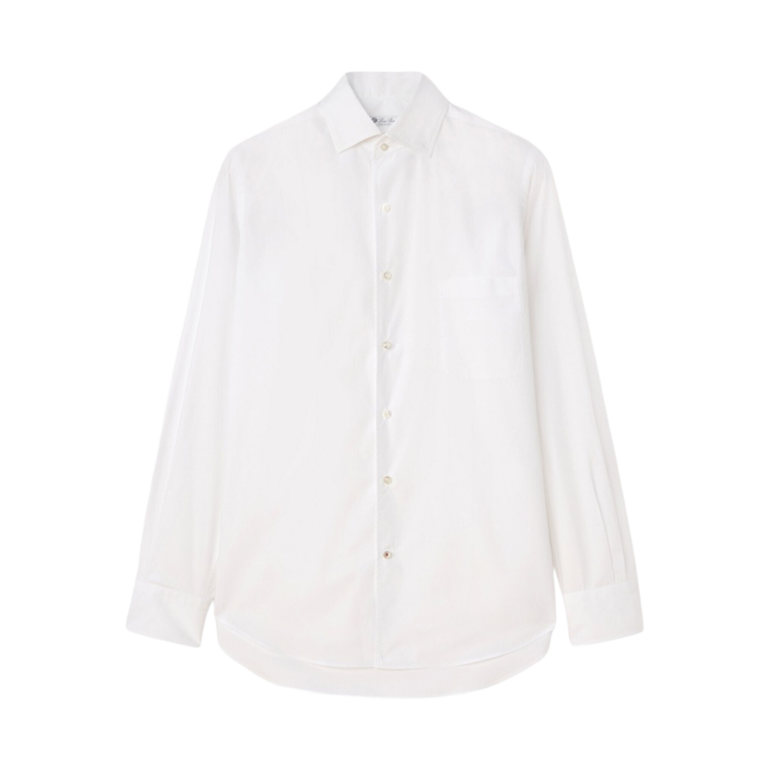 FAG5267-1005 Loro Piana Andrew Shirt Cotton Optical White