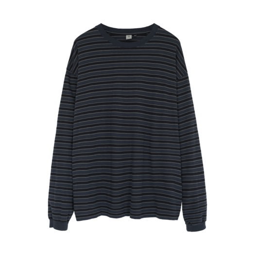 PL5PTL2601H0 Polyteru Striped Long Sleeve Blue