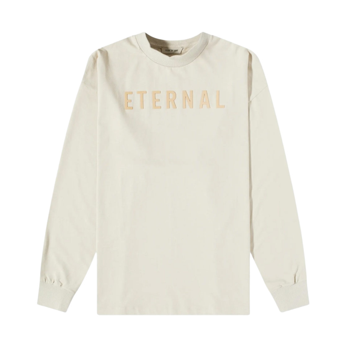 FGE50-002AJER-122 Fear Of God Eternal Cotton Long Sleeve T-Shirt Warm Heather Oatmeal