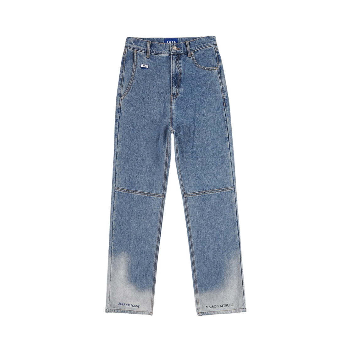 메종 키츠네 x 아더에러 포그 데님 블루(Maison Kitsune x Ader Error Fog Denim Blue)