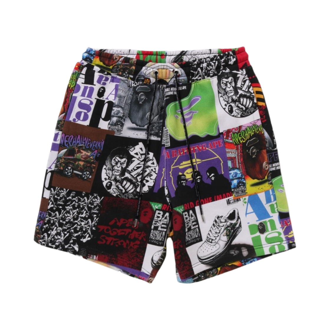 베이프 베이프 앨범 모노그램 스웨트쇼츠 카이스(BAPE Bape Album Monogram Sweatshorts Caise) - 1