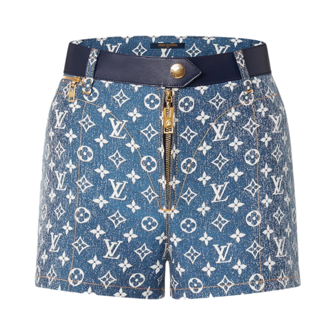 (W) 루이비통 모노그램 자카드 미니 쇼츠 데님