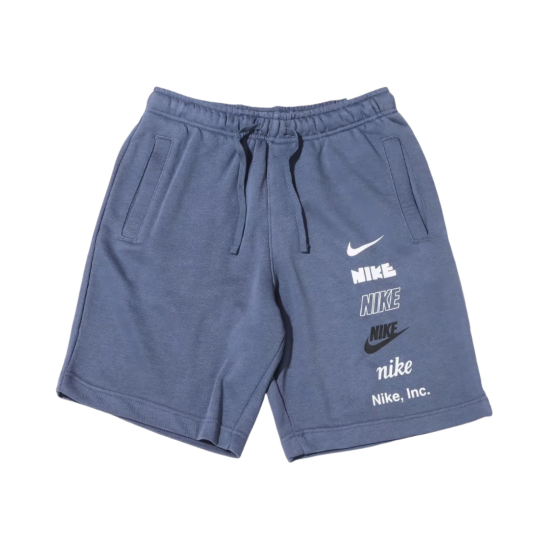 FB8831-491 Nike Club Fleece French Terry Shorts Diffused Blue - Asia