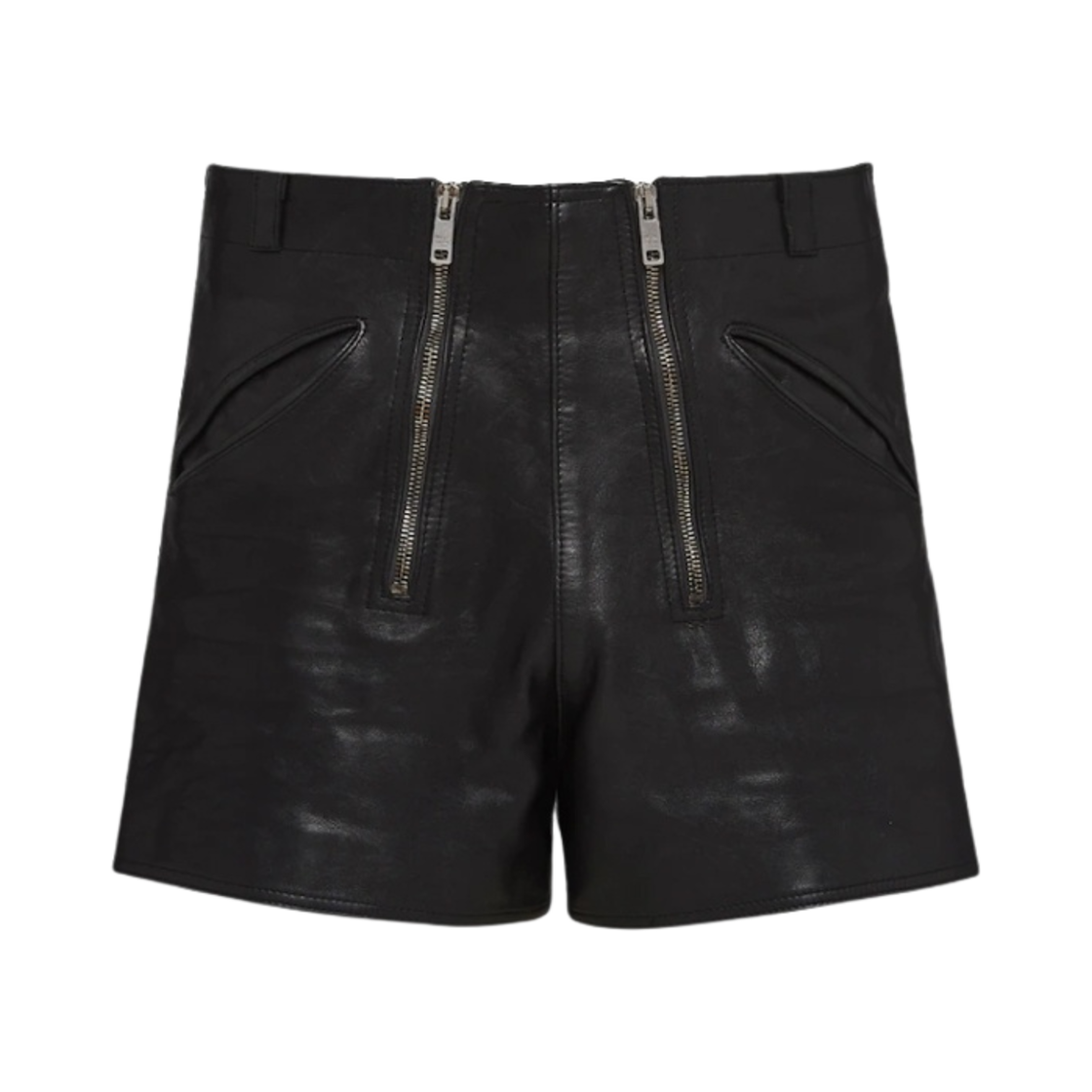 프라다 레더 쇼츠 블랙(Prada Leather Shorts Black) - 1