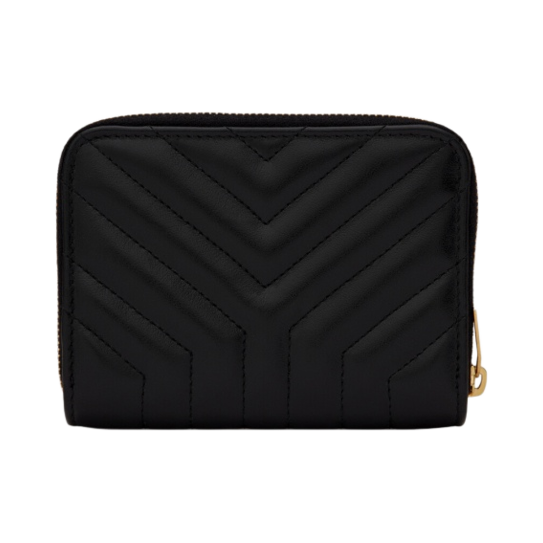 생로랑 퀼티드 레더 조안 컴팩트 집 어라운드 지갑 블랙(Saint Laurent Joan Compact Zip Around Wallet in Quilted Leather Black) - 4
