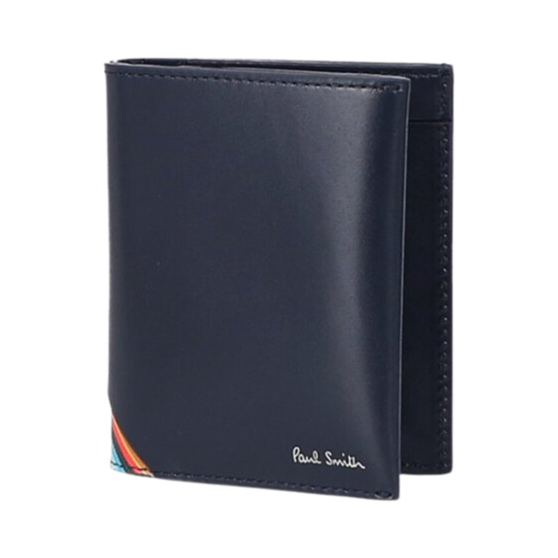 M1A-7631-LTRISI-47 Paul Smith Signature Stripe Billfold Wallet Navy