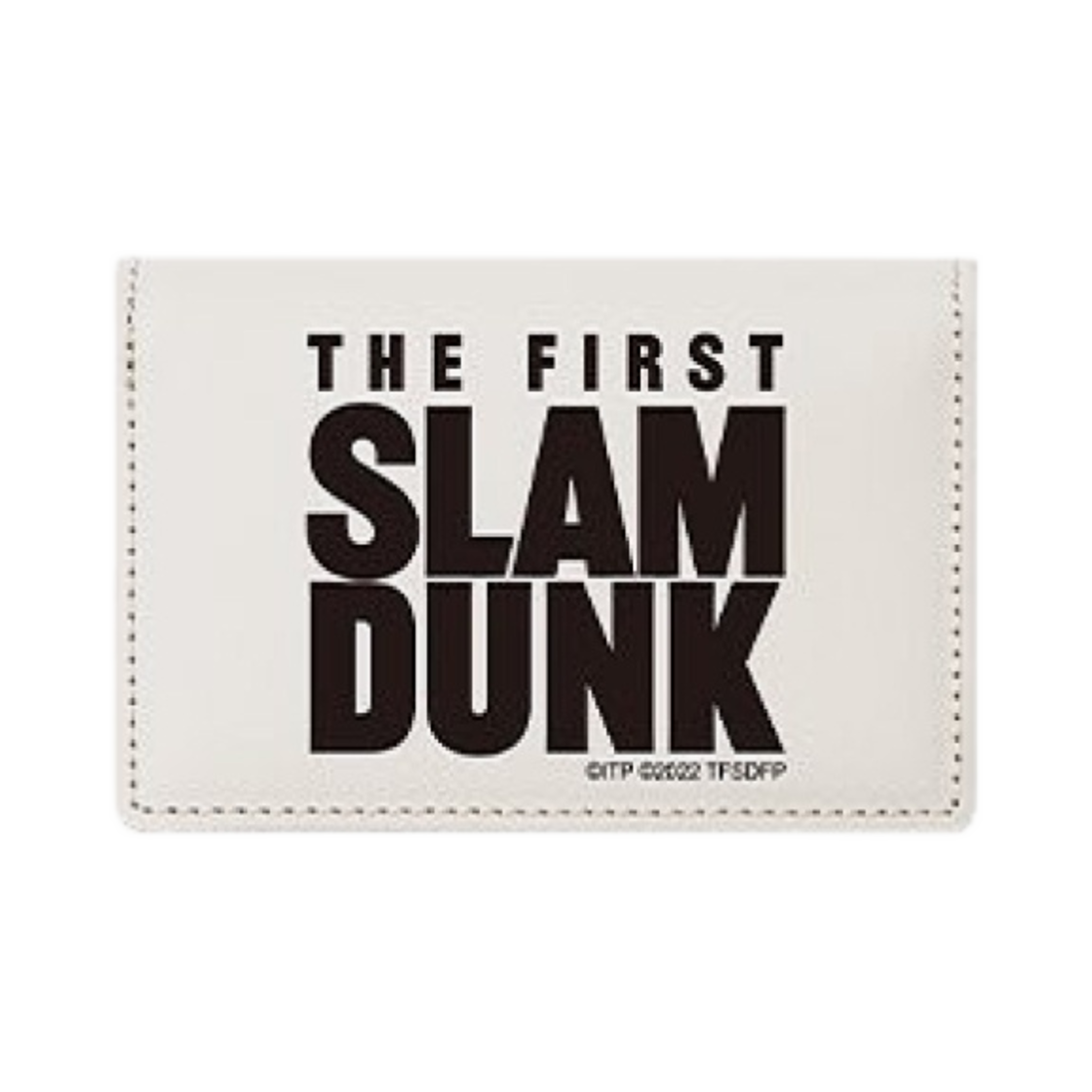 - Smith & Leather x The First Slam Dunk Name Card Pocket Logo White