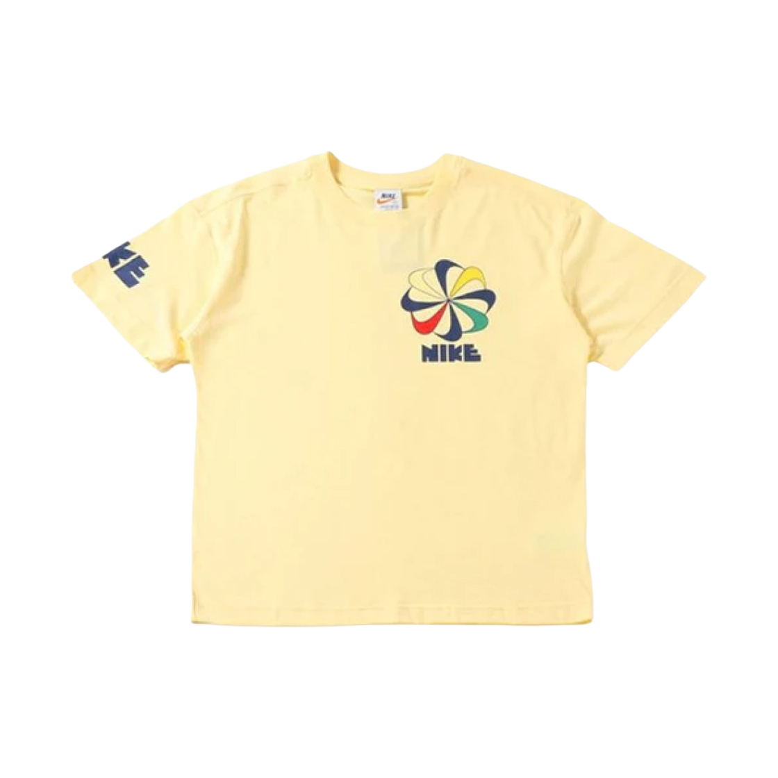 나이키 NSW 빈티지 프린트 티셔츠 옐로우 - 아시아(Nike NSW Vintage Print T-Shirt Yellow - Asia) - 1