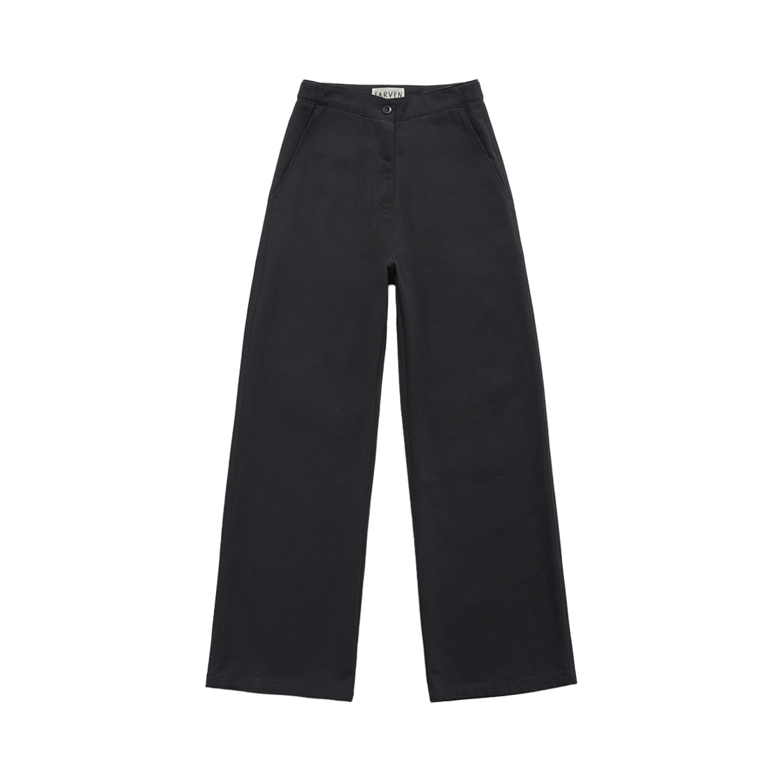 FV24C_PA02CH00 FARVEN Bent Cotton Pants Charcoal