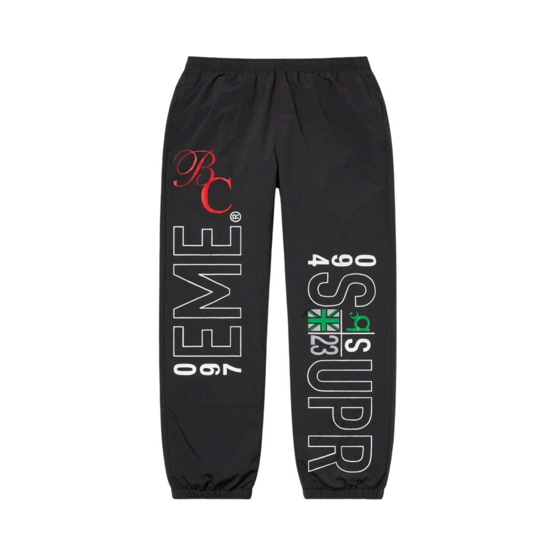 슈프림 x 베르나데트 코퍼레이션 트랙 팬츠 블랙 - 23SS(Supreme x Bernadette Corporation Track Pants Black - 23SS) - 1