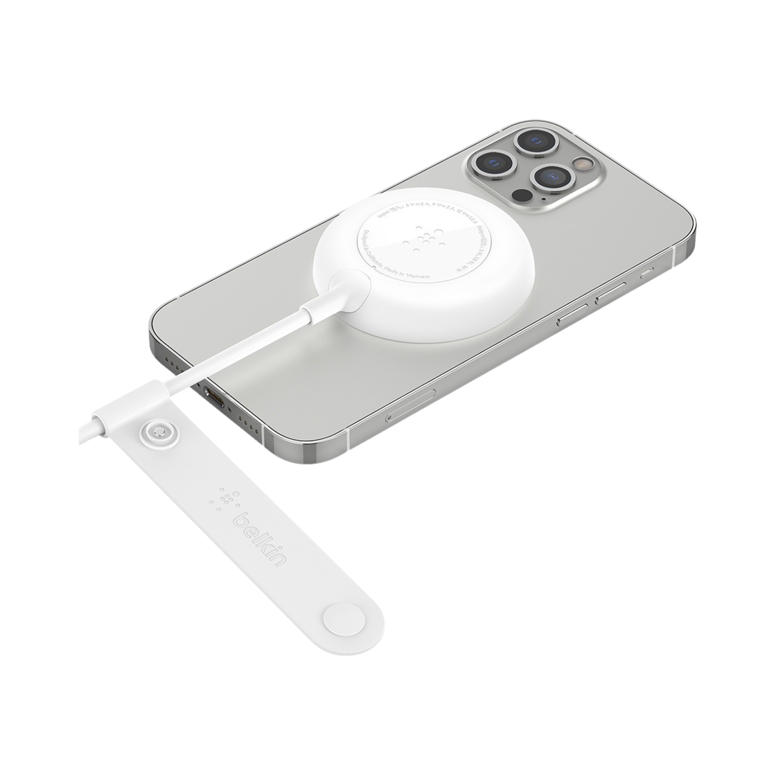 벨킨 맥세이프 마그네틱 무선 충전 패드 WIA005bt 화이트