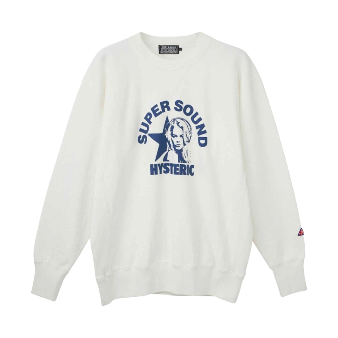 히스테릭 글래머 슈퍼 사운드 헤비 웨이트 스웨트셔츠 화이트(Hysteric Glamour Super Sound Heavy Weight Sweatshirt White) - 1