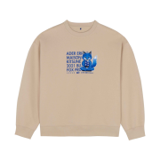Maison Kitsune x Ader Error Meditation Fox Sweatshirt Ivory