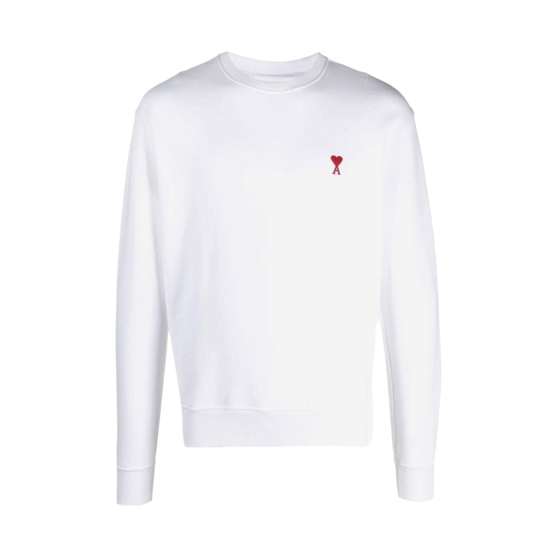 아미 스몰 하트 로고 스웨트셔츠 화이트 - 21FW(AMI de Coeur Sweatshirt White - 21FW) - 1