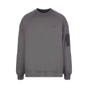 Juun.J Side Zipper MA-1 Sweatshirts Grey - 22FW