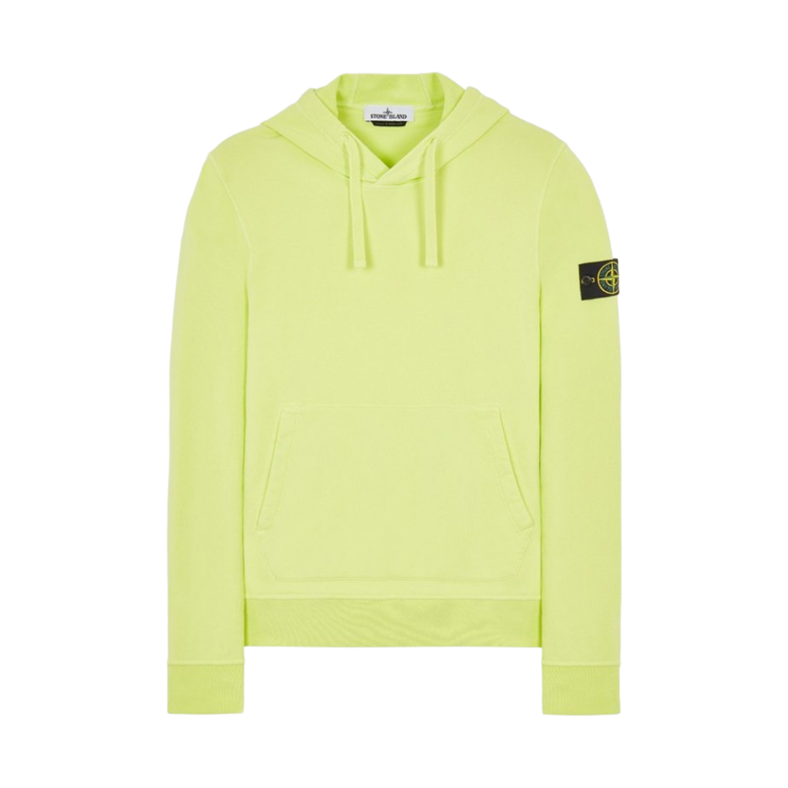 스톤 아일랜드 64151 코튼 플리스 후드 스웨트셔츠 레몬 - 22SS(Stone Island 64151 Cotton Fleece Hooded Sweatshirt Lemon - 22SS) - 1