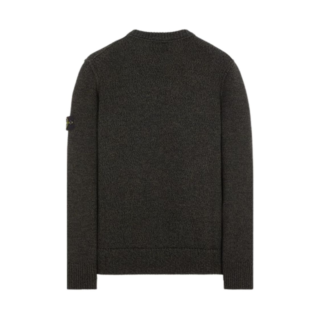 스톤 아일랜드 515A4 쓰리 컬러 물리네 램스울 크루넥 니트 블랙 - 23FW(Stone Island 515A4 Three Color Mouline Lambswool Crewneck Knit Black - 23FW) - 2