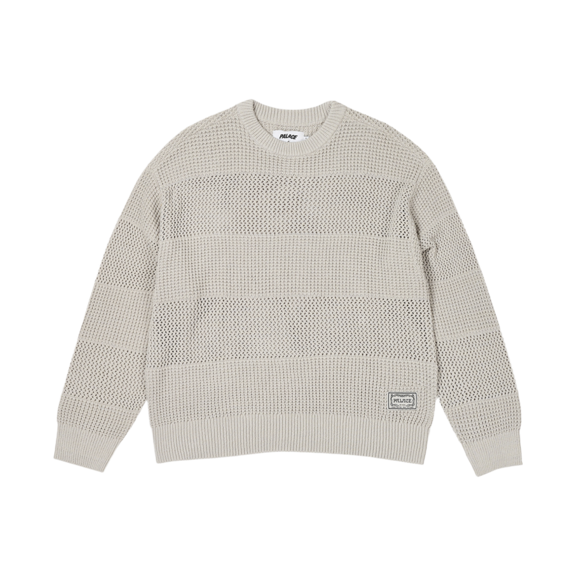 팔라스 오픈 스트라이프 니트 그레이 - 24SS