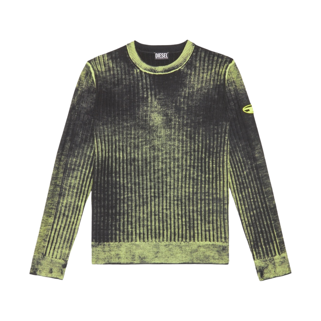 디젤 K-안델레로 프린티드 울 점퍼 그린