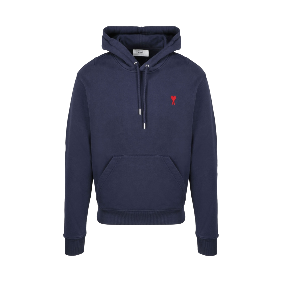 E21HJ008-730-410 AMI de Coeur Hoodie Navy Marine