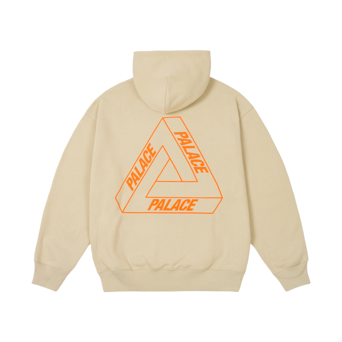 - Palace Glow Tri-Ferg Hood Stoney Grey - 24FW