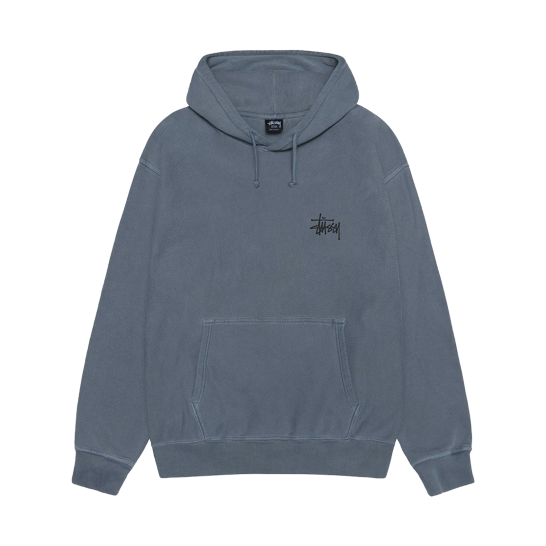 스투시 베이직 피그먼트 다이드 후드 네이비(Stussy Basic Pigment Dyed Hoodie Navy) - 2