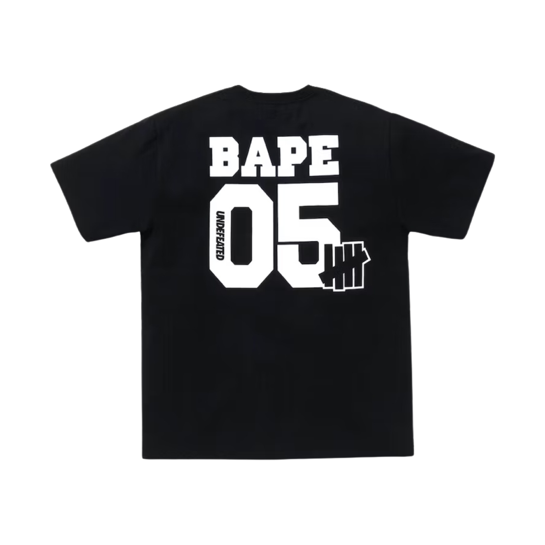 베이프 x 언디핏 컬리지 티셔츠 블랙(BAPE x Undefeated College T-Shirt Black) - 2