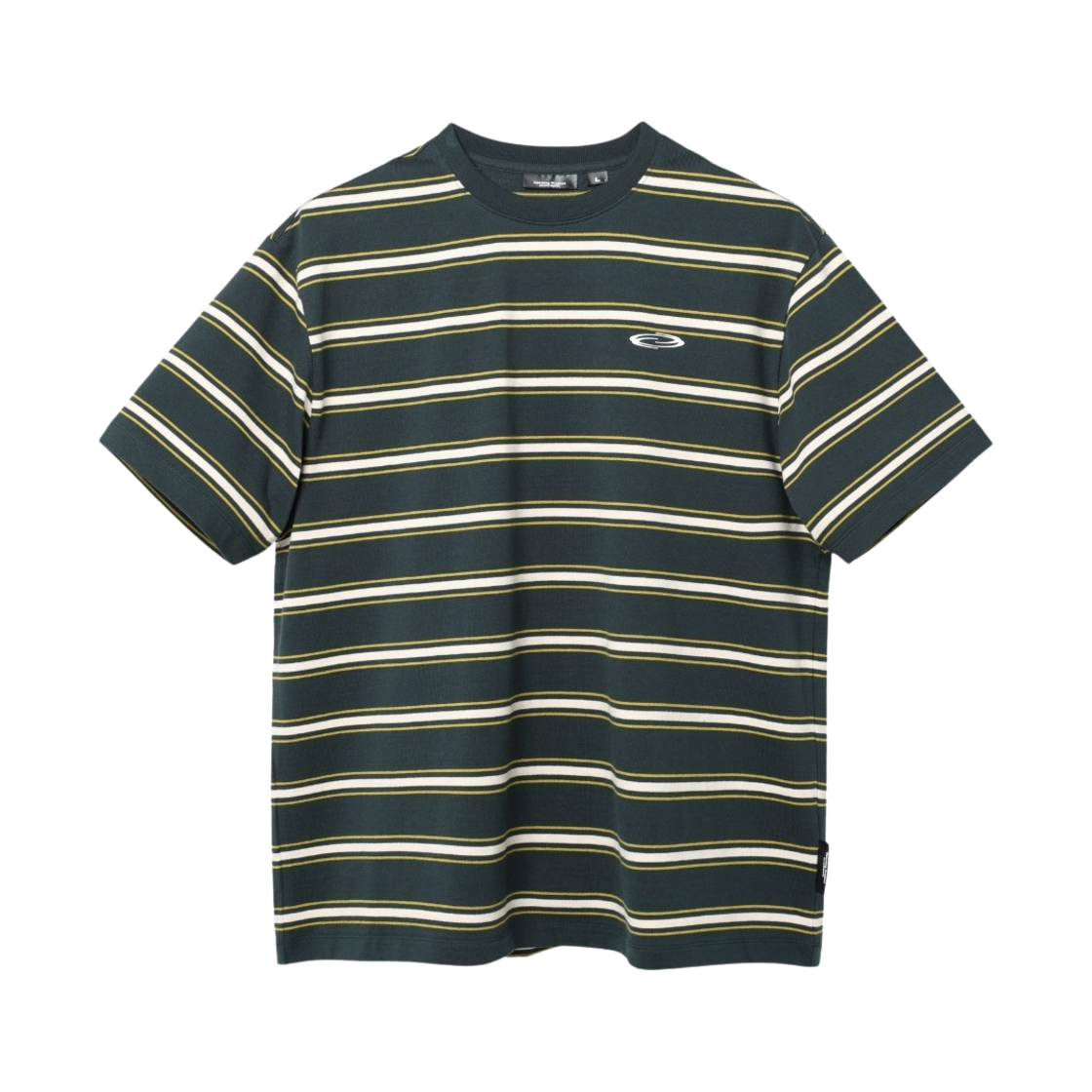 Tシャツ・カットソー Opening Project Small Logo Multi Stripe T Shirt Brown Small Logo Multi Stripe T Shirt - Navy - OPENING PROJECT